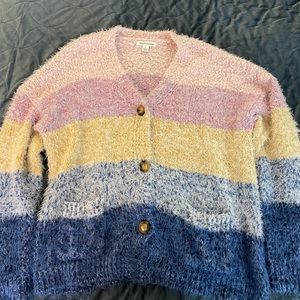 Pastel soft and fuzzy sweater